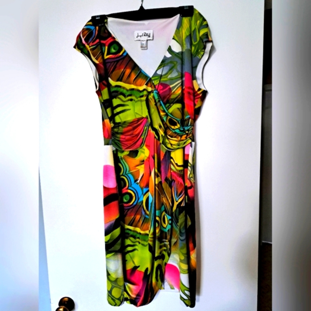 Joseph Ribkoff Tropical Wrap Dress